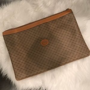 Vintage Gucci laptop case / travel pouch